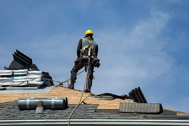 Professional Roofing technician working in Ludlow Falls, OH